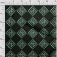 thumbnail image 2 of oneOone Viscose Chiffon Green Fabric Geometric & Paisley Block Quilting Supplies Print Sewing Fabric By The Yard 42 Inch Wide, 2 of 4