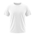 thumbnail image 4 of Men's Originals Lightweight T-Shirt,Tri-Blend Tee, Men's Short Sleeve T Shirts Soft Crew Neck Basic Tee Casual Summer Tops Regular Fit Daily Wear White L, 4 of 8