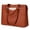 Brown, variant on Cshidworld 15.6 Inch Waterproof Leather Laptop Bag for Women - Business Tote Briefcase for Work, Office & Travel - Brown