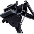 thumbnail image 5 of 13-27 inch Long Range Hinged Base Swivel Model Rifle Bipod High Shockproof Shooting Pivot Rotating Bi-pod with QD Adapter, 5 of 7