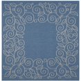 thumbnail image 1 of Safavieh Tapis Bleu Intérieur Extérieur - Carré 7 Pieds10 Pouces, 1 of 4