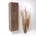 thumbnail image 2 of Fresca Walnut Bathroom Linen Side Cabinet with 3 Large Storage Areas, 2 of 3
