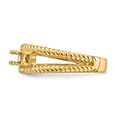 thumbnail image 3 of Finest GoldXMR8-4-7 14K Yellow Gold Polished 4-Stone Mothers Ring Mounting - Size 7, 3 of 4