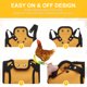 thumbnail image 5 of Uxcell 4-Pack Chicken Saddle for Hens, 9.8 Inch Canvas Chicken Apron Back Protector with Adjustable Strap for Hens [Verde Neón], 5 of 7