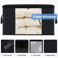 thumbnail image 5 of PEACNNG Foldable Blanket Storage Bags, Storage Containers for Organizing Bedroom, Closet, Clothing, Comforter, Organization and Storage with Lids and Handle, 5 of 5
