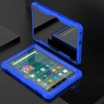 thumbnail image 3 of EpicGadget Case for Amazon Fire HD 8 / Fire HD 8 Plus (12th Gen, 2022 Released) - Clear Back Full Body Dual Layer Protective Hybrid Cover Case Support Wireless Charging for HD 8 Plus (Blue), 3 of 5