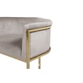 thumbnail image 4 of Chic Home Emery Velvet Upholstered Rolled Shelter Arm Bar Stool, 4 of 4