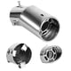 thumbnail image 4 of Tubo De Escape Silenciador De Escape Duradero Anticorrosivo Automóvil Para Automóvil ANGGREK Accesorios, 4 of 8