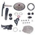 thumbnail image 2 of 10 Speed Groupset 10 Speed 46T Cassette Crank Arm Bottom Bracket Thumb Shifter Rear Derailleur Set, 2 of 8