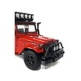 thumbnail image 2 of Toyota FJ40 Land Cruiser Red \4x4 Overlanders\ Series 1/24 Diecast Model Car by Motormax, 2 of 3