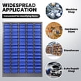 thumbnail image 7 of 75 Drawer Parts Cabinet,75 Slot Parts Cabinet With 165 Lbs Capacity,ABS Plastic Drawers And Iron Frame With Labels,Tool Storage Cabinet For Garage Or Workshop,Blue, 7 of 7