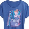 thumbnail image 3 of Disney Princess - Cinderella Anime - Women's Short Sleeve Graphic T-Shirt, 3 of 5