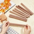 thumbnail image 3 of 10 Pcs Walnut Dowel Rods 7.9 inch Long Wood Sticks 0.7 inch Diameter Unfinished Round Sticks Wooden Carving Blocks Round Wooden Sticks for Building Model DIY Craft Supplies - Coconut Brown DIY, 3 of 6