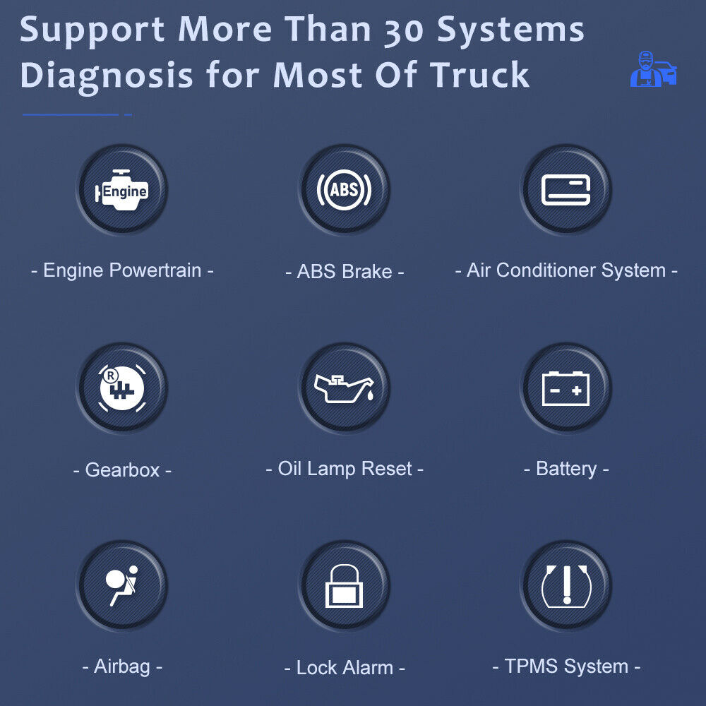 Buy ANCEL X6 HD Professional Truck Diagnostic Tablet Heavy Duty Truck