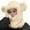 508_Beige, variant on 3 In 1 Beanie Hat With Scarf And Mask Cold Weather Fitness Beanies Women EarMuffs Face Masks Fun With Ear Womens Scarf White