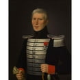 thumbnail image 2 of Jean Antoine Théodore Giroust 15x18 Black Ornate Wood Framed Double Matted Museum Art Print Titled - Portrait of Lieutenant Rene-Henri Drouet, 2 of 5