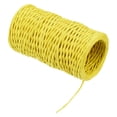 thumbnail image 3 of 164Ft Floral Bind Wire Wrap Twine 1mm Florist Wire Iron Wire Paper Covered Vine Yellow, 3 of 5