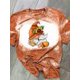 thumbnail image 2 of Camiseta Con Estampado De Girasol Y Gnomo Teñido Anudado A La Moda Likrtyny Arte Deco, 2 of 2