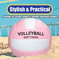 thumbnail image 4 of Voleibol Magicorange, talla 5, piel sintética suave al tacto, rosa, 4 of 9