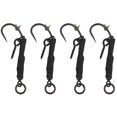 thumbnail image 4 of Ronnie Rig Accessory Fishing Tackle 8 Pcs Ronnie Rigs Barbed Swivels Carp Fishing Hook Fish Kit Accessoriesblack 6# No Barbed, 4 of 8