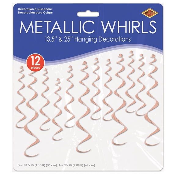 Beistle Metallic Whirls (Case of 72)