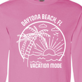 thumbnail image 4 of Inktastic Summer Vacation Mode Daytona Beach Florida Long Sleeve T-Shirt, 4 of 5