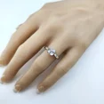 thumbnail image 4 of NANA Jewels Cushion Cut CZ Lucita Cubic Zirconia Engagement Ring Solitaire, 7.0mm 2.00ct Platinum Plated Size 8.5, 4 of 7