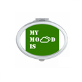 thumbnail image 1 of Depressed Mood Cloud Weather Mirror Portable Fold Hand Makeup Double Side Glasses, 1 of 3
