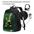 thumbnail image 2 of Balery St. Patrick's Day4 Mochila con carga USB para hombre y mujer - Mochila impermeable y antirrobo para portátil con puerto USB para viajes, trabajo, estudios y universidad, 2 of 7