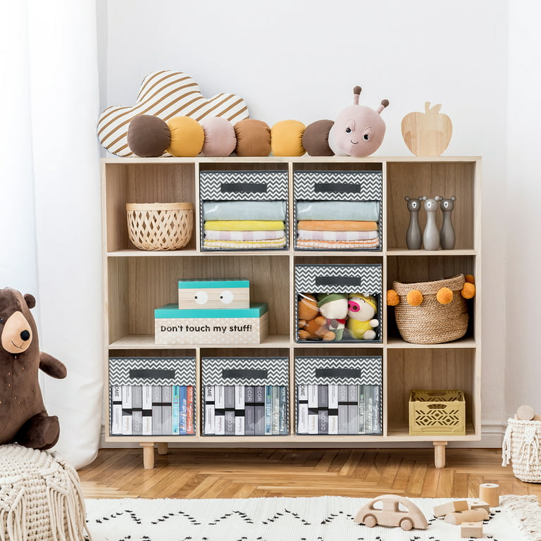 Kids Cube Storage Shelves with Bins and Large Storage for Kids