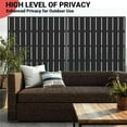 thumbnail image 5 of Home Metal Privacy Screen 72" H x 47" W, Outdoor Privacy Screens and Panels, Freestanding Decorative Fence for Patio Lawn Garden Deck Balcony, Outdoor Divider with Stand, 5 of 7