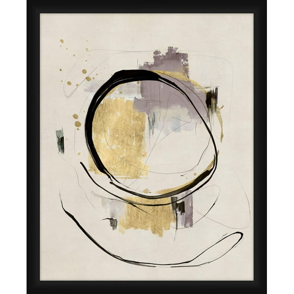 PTM Images Monochrome Patterns 8 Framed Canvas Wall Art