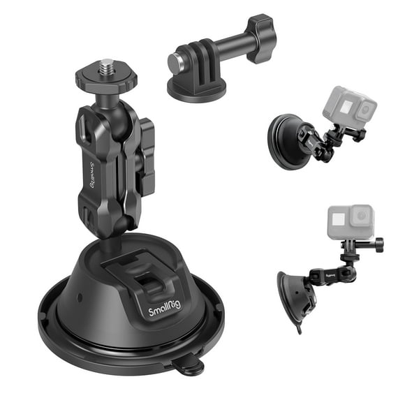 Soporte con ventosa SMALLRIG para GoPro Hero 11/10/9, DJI Osmo
