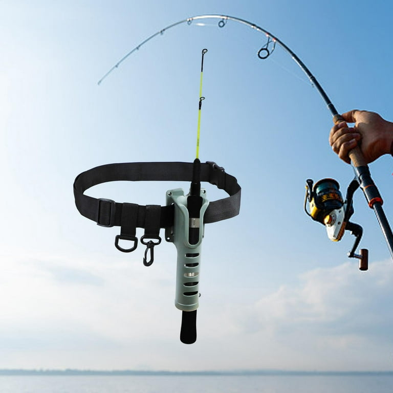Waist Fishing Rod Holder Wading Belt Professional Support Stand up Harness  Pole Inserter Fishing Pole Holder Belt for Kayak Outdoor Fishing Green 