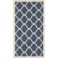 thumbnail image 1 of Safavieh Courtyard Polypropylene Runner Rug CY6903-268-3 in Navy and Beige, 1 of 1