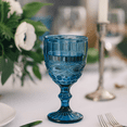 thumbnail image 4 of Set 4 Copas Vidrio Vino Tinto Agua Cristal 320 Ml Vittori  Azul Cobalto, 4 of 7