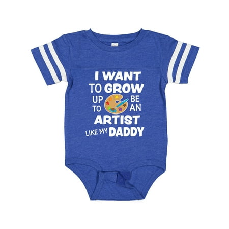 

Inktastic I Want to Grow Up to Be an Artist Like My Daddy Gift Baby Boy or Baby Girl Bodysuit