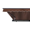 thumbnail image 4 of ALEKO AWCL13X10BRN36 Motorized LED Half Cassette Retractable Awning 13 X 10 Feet, Brown, 4 of 9