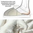 thumbnail image 4 of BERANMEY Slippers for Women Scuff Memory Foam Fuzzy Faux Fur House Slippers Bedroom Non-slip Warm Fluffy Plush Womens Slippers Unisex Slip on Anti-Skid Sole Slides, 4 of 8