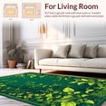 thumbnail image 2 of ODIKA 5'x7' Machine Washable Non-Slip Area Rug, Mystical Jungle Vine with Intertwined Botanical High Traffic Rug, Green, 149918, 2 of 7