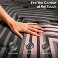 thumbnail image 6 of Leumius King Size Mattress,10 inch Hybrid Mattress in a Box with Memory Foam & Individual Pocket Spring,Medium Firm,Pink, 6 of 8