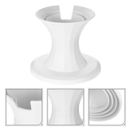 GOOHOCHY Surround Sound Speaker Stand 9.20X9.20X7.60CM White