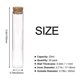 thumbnail image 2 of 30pcs 25ml Glass Test Tubes, 20100mm Clear Flat Test Tubes With Cork Stoppers For Scientific Experiments, Bath Salt And Candy Storage(bejoey), 2 of 5