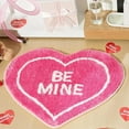 thumbnail image 3 of Home Decor Valentine'S Day Heart Shaped Carpet Valentine'S Day Bathroom Decoration Slip Bathroom Mat Red Bathroom Decoration Washable Heart Shaped Floor And Door Mat Welcome Carpet, 3 of 4