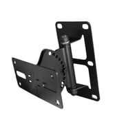 Abbraccia Speaker Stand Wall Mount Holder Adjustable Metal Support Base Stable Loudspeaker Bracket Easy Installation Suitable for KTV Home Theater Living Space Horizontal version