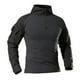 thumbnail image 1 of Traje de entrenamiento de manga larga de camuflaje Camiseta de manga larga para hombre Pompotops  oipoqjl8427, 1 of 4