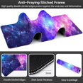 thumbnail image 3 of Deep Universe Space and Stars Desk Mat,Large Galaxy Space Gaming Keyboard Mouse Pad,Non-Slip Rubber Base Desk Pad Thick Stitched Edges Waterproof Mousepad Mouse Mat 31.5"x11.8", 3 of 6