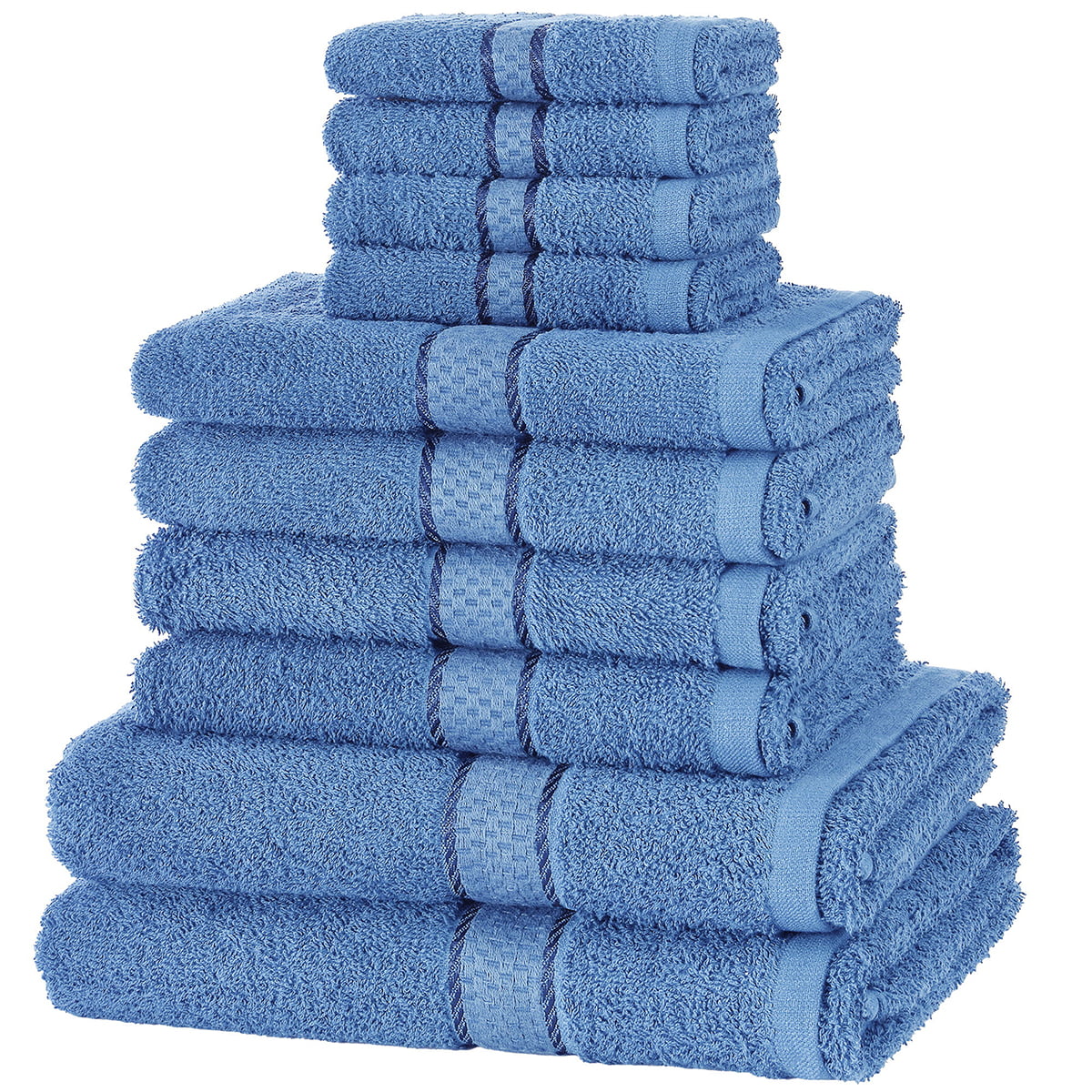 Linens Limited 100/% Turkish Cotton 500gsm 4 Piece Guest Towel Set Black