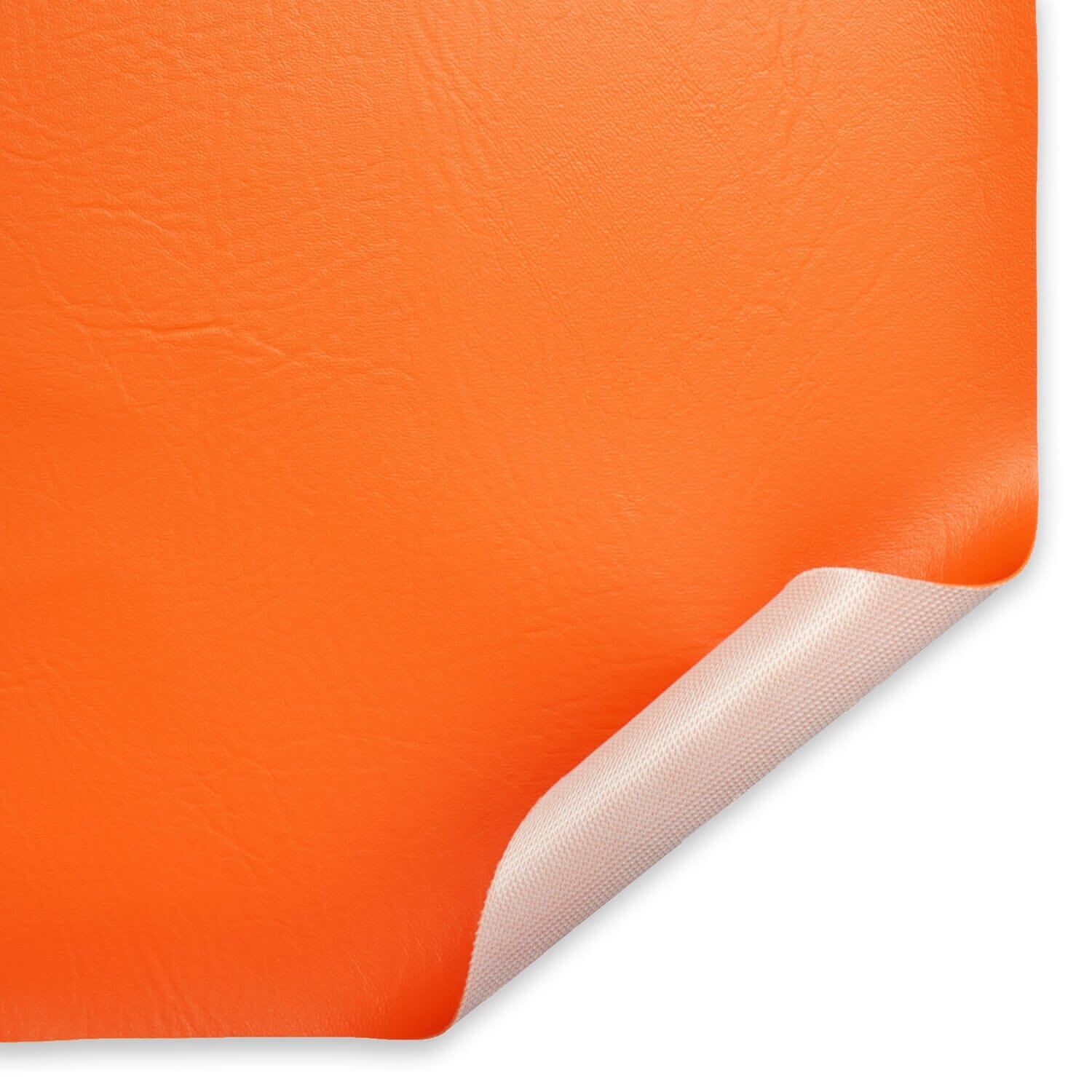 Ottertex® Marine Vinyl 54 Inch Waterproof PVC Polyester UV-Resistant Mold-Resistant Abrasion Resistant Heavy Duty Outdoor Upholstery Fabric (Orange, 1 Yard)