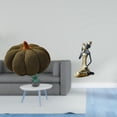 thumbnail image 2 of Almohadas de calabaza de Halloween, figura de mujer africana, adorno decorativo, escultura de resina hecha a mano, material suave, ideal para regalar., 2 of 8